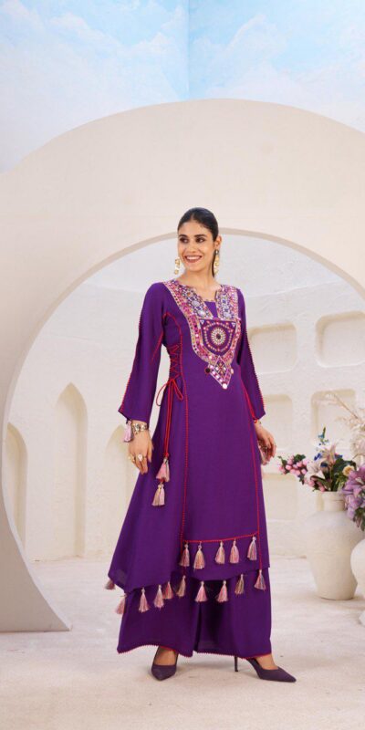 MF 912 Purple in Rayon Cotton Embroidery & Mirror Work Salwar Suit . Introductory Price ₹1899. Delivery 4-6 Working Days. Shop now. | Jump Suits, Salwar suit, Casual Suits, Creative suits, Designer Suits, Palazzo Suits, Party Wear Suits, Patiala Suits, Straight Suits