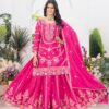 ND 5033 Rani Pink Chinon Silk Salwar Suit with Embroidery Work & Lace Work. Affordable Price ₹2149. Delivery 4-6 Working Days. Shop now. | Jump Suits, Salwar suit, Casual Suits, Creative suits, Designer Suits, Palazzo Suits, Party Wear Suits, Patiala Suits, Straight Suits