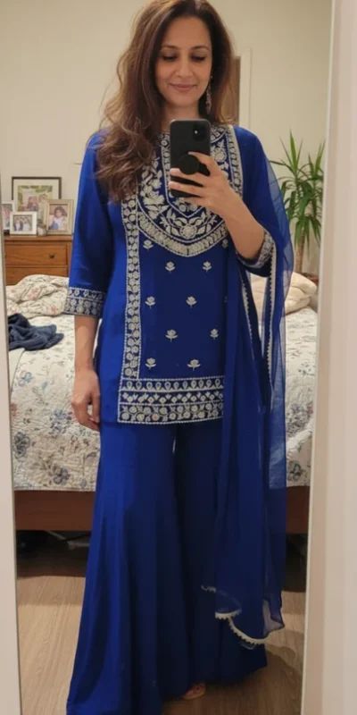 KD 1574 Royal Blue Color Faux Georgette Salwar Suit with Embroidery Work. Best Price ₹1949. Delivery 4-6 Working Days. Shop now. | Jump Suits, Salwar suit, Casual Suits, Creative suits, Designer Suits, Palazzo Suits, Party Wear Suits, Patiala Suits, Straight Suits