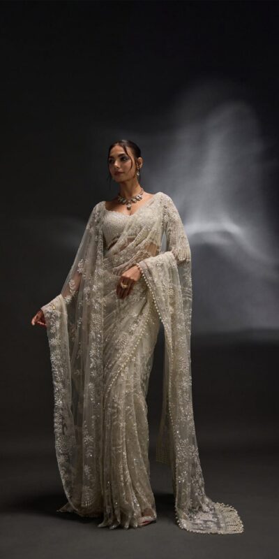 DF 3470 Silver Mono Net Saree Silver with Embroidery Work & Sequins Work. Festive Deal ₹1799. Delivery 4-6 Working Days. Shop now. | Sarees, Bollywood Sarees, Creative Sarees, Designer Sarees, Embroidered Sarees, Ethnic Saree, Modern Digital sarees, Party Wear Sarees