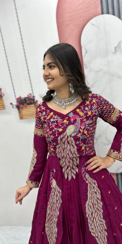 PC 528 Wine Color Vichitra Sequence Work Lehenga Choli Designer Work. Grab it for ₹2649. Delivery 4-6 Working Days. Shop now. | Lehenga, Bollywood Lehenga, Creative Lehenga, Designer Lehenga, Embroidered Lehenga, Party Wear Lehenga
