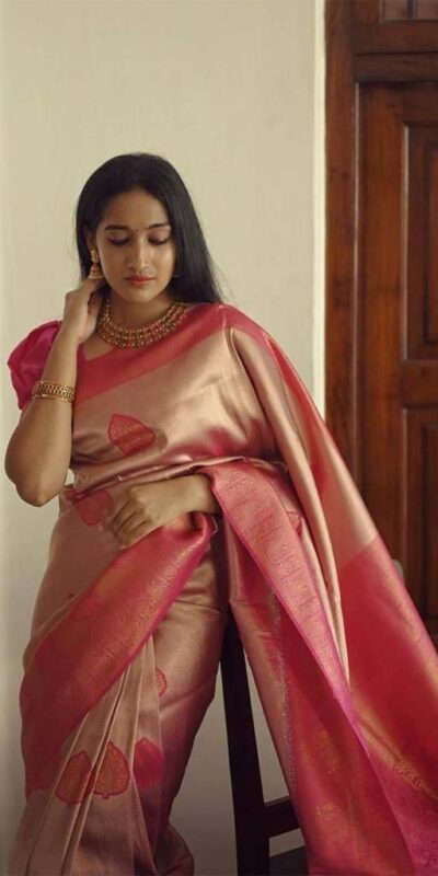 KP 5025 Pink in Soft Lichi Silk Jacquard Work Designer Work Saree . Exclusive Offer ₹1449. Delivery 4-6 Working Days. Shop now. | Sarees, Bollywood Sarees, Creative Sarees, Designer Sarees, Embroidered Sarees, Ethnic Saree, Modern Digital sarees, Party Wear Sarees