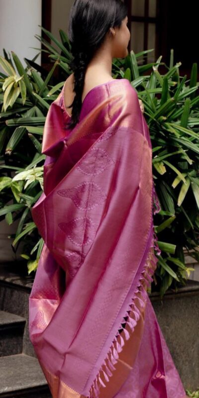 KPR 301 Pink in Soft Lichi Silk Jacquard Work Designer Work Saree . Exclusive Offer ₹1349. Delivery 4-6 Working Days. Shop now. | Sarees, Bollywood Sarees, Creative Sarees, Designer Sarees, Embroidered Sarees, Ethnic Saree, Modern Digital sarees, Party Wear Sarees