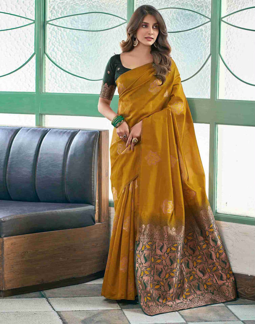 KPR 217 Mastered Soft Lichi Silk Jacquard Work Saree with Designer Work Wedding, Party, Festive, Events, Deal ₹1299. Delivery 4-6 Working Days. Shop now. | Sarees, Bollywood Sarees, Creative Sarees, Designer Sarees, Embroidered Sarees, Ethnic Saree, Modern Digital sarees, Party Wear Sarees