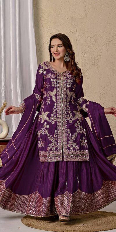 MD 3055 Wine Color Chinon Silk Salwar Suit with Embroidery Work. Online Get it for ₹2149. Delivery 4-6 Working Days. Shop now. | Jump Suits, Salwar suit, Casual Suits, Creative suits, Designer Suits, Palazzo Suits, Party Wear Suits, Patiala Suits, Straight Suits