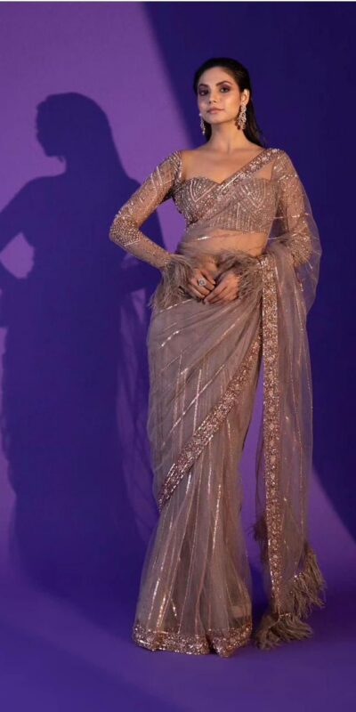 FB L245 Golden Net Saree Perfect for Wedding, Party, Sangeet, Raksha Bandhan, Reception – . Best Price ₹2499. Delivery 4-6 Working Days. Shop now. | Sarees, Bollywood Sarees, Creative Sarees, Designer Sarees, Embroidered Sarees, Ethnic Saree, Modern Digital sarees, Party Wear Sarees