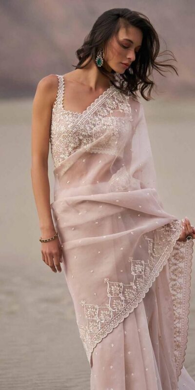 JR 650 in Off White Tabby Organza Sequins Work & Embroidery Work Saree . Available at ₹1899 only. Delivery 4-6 Working Days. Shop now. | Sarees, Bollywood Sarees, Creative Sarees, Designer Sarees, Embroidered Sarees, Ethnic Saree, Modern Digital sarees, Party Wear Sarees