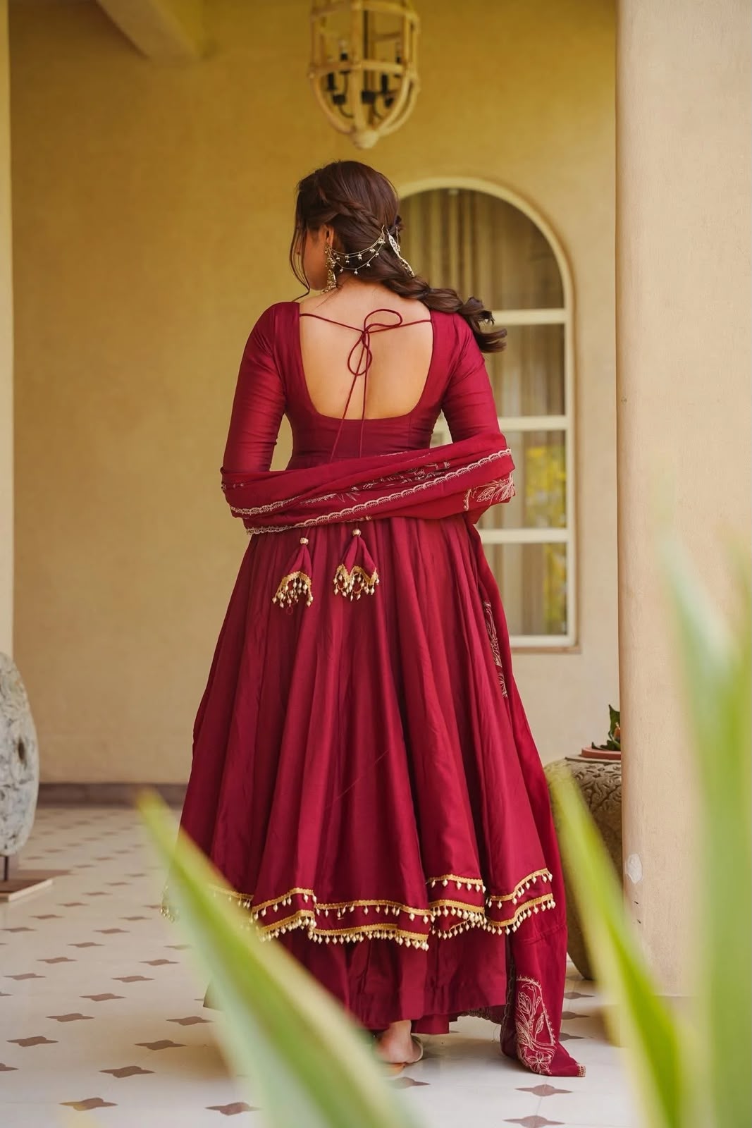 MD 3102 Maroon Colour Roman Silk Salwar Suit with Embroidery Work. Best Price ₹2549. Delivery 4-6 Working Days. Shop now. | Anarkali Suits, Bollywood Anarkali, Creative-Anarkali, Designer Anarkali, Embroidered Anarkali, Party Wear Anarkali
