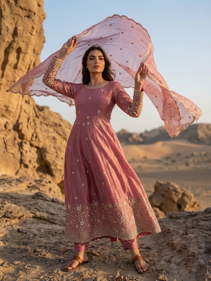 JF 052 Peach Fendy Silk Gown with Sequins Work & Thread Embroidery. Now at just ₹2399. Delivery 4-6 Working Days. Shop now. | Gowns, Bollywood Gowns, Creative Gowns, Designer Gowns, Embroidered Gowns, Party Wear Gowns