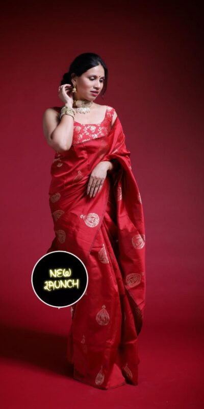 KP 2072 Red Color Yellow Soft Lichi Silk Saree with Jacquard Work. Best Price ₹1299. Delivery 4-6 Working Days. Shop now. | Sarees, Bollywood Sarees, Creative Sarees, Designer Sarees, Embroidered Sarees, Ethnic Saree, Modern Digital sarees, Party Wear Sarees