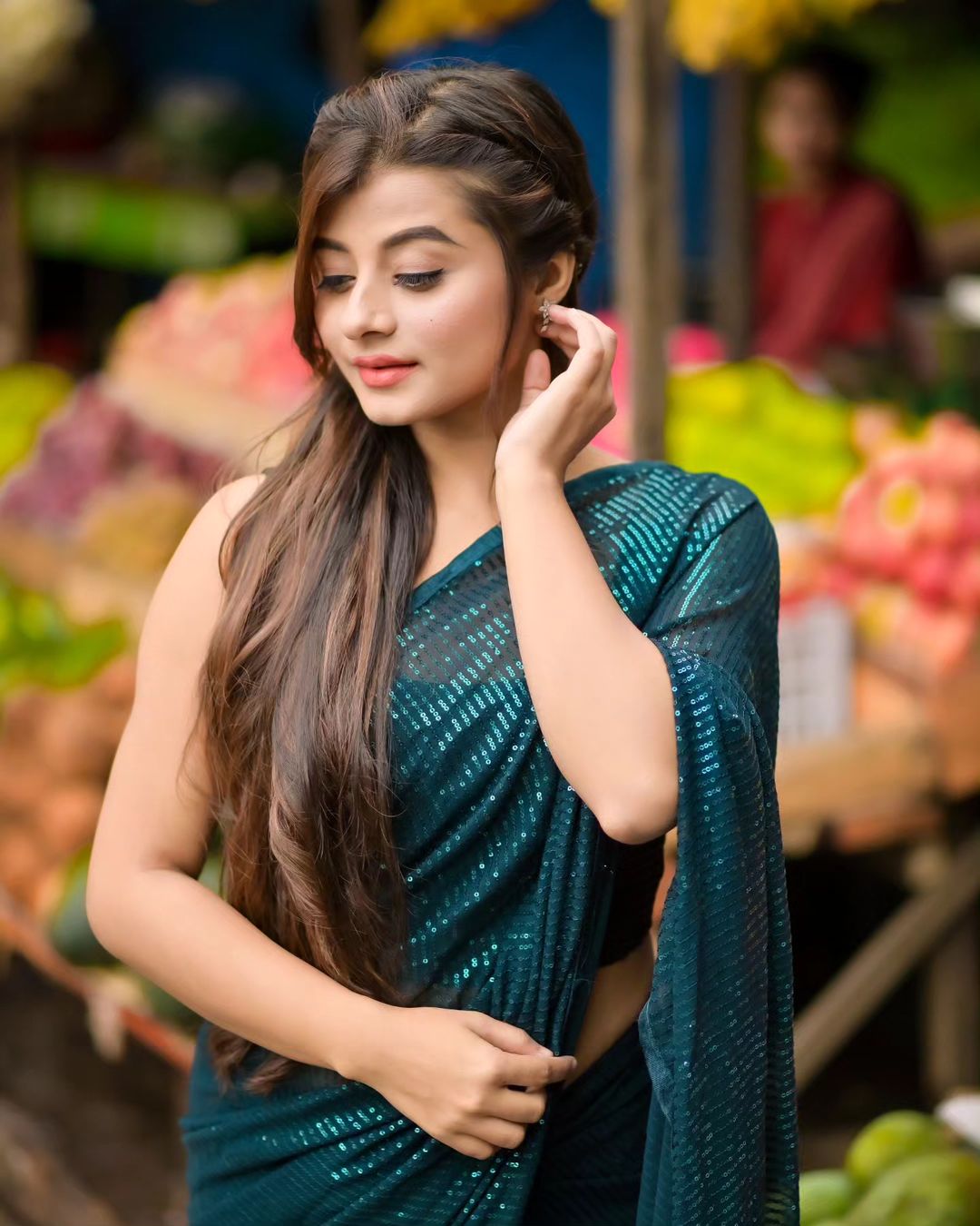 BT 176 Teal Color Georgette Saree l with Sequins Work. Wedding Festive Deal ₹1599. Delivery 4-6 Working Days. Online Shop now. | Sarees, Bollywood Sarees, Creative Sarees, Designer Sarees, Embroidered Sarees, Ethnic Saree, Modern Digital sarees, Party Wear Sarees