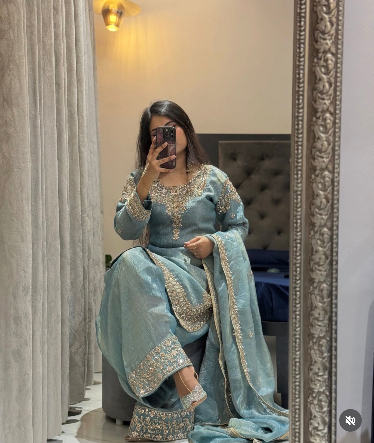 WW 1258 Sky Blue in Pure Zimmy Chu Silk Embroidery Work & Sequins Work Salwar Suit . Affordable Price ₹2099. Delivery 4-6 Working Days. Shop now. | Jump Suits, Salwar suit, Casual Suits, Creative suits, Designer Suits, Palazzo Suits, Party Wear Suits, Patiala Suits, Straight Suits