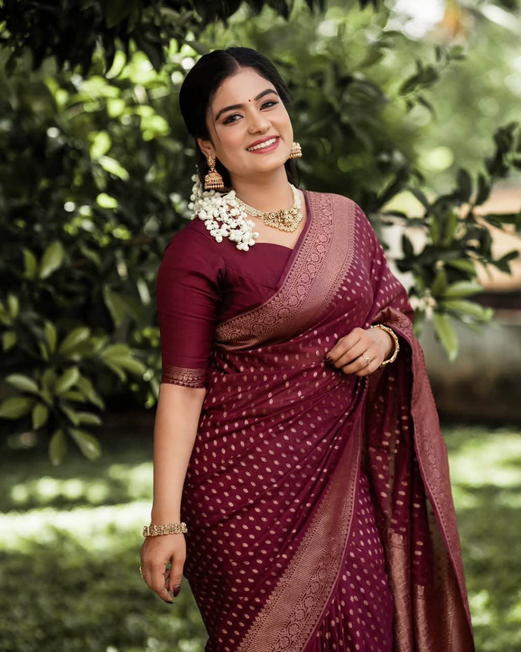KPR 265 Maroon Soft Lichi Silk Saree with Lace Work & Lace Border. Introductory Price ₹1349. Delivery 4-6 Working Days. Shop now. | Sarees, Bollywood Sarees, Creative Sarees, Designer Sarees, Embroidered Sarees, Ethnic Saree, Modern Digital sarees, Party Wear Sarees