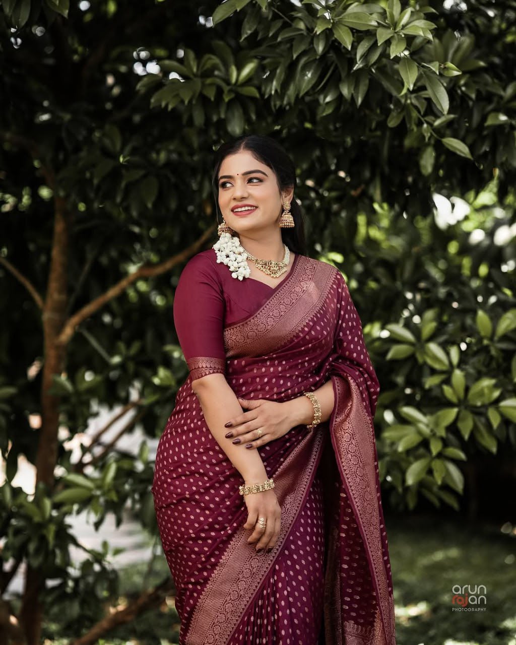 KPR 265 Maroon Soft Lichi Silk Saree with Lace Work & Lace Border. Introductory Price ₹1349. Delivery 4-6 Working Days. Shop now. | Sarees, Bollywood Sarees, Creative Sarees, Designer Sarees, Embroidered Sarees, Ethnic Saree, Modern Digital sarees, Party Wear Sarees