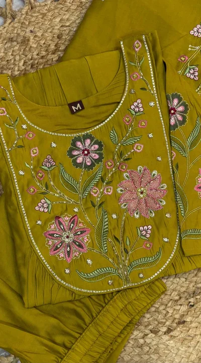 DIVA 136 Mustered in Viscose Roman Silk Embroidery Work & Hand Work Salwar Suit . Best Price ₹2099. Delivery 4-6 Working Days. Shop now. | Jump Suits, Salwar suit, Casual Suits, Creative suits, Designer Suits, Palazzo Suits, Party Wear Suits, Patiala Suits, Straight Suits