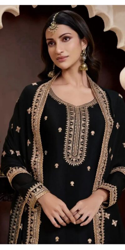 FC 71151 Black Chinon Salwar Suit Perfect for Wedding, Party, Lohri, Eid, Holi – . Affordable Price ₹2549. Delivery 4-6 Working Days. Shop now. | Jump Suits, Salwar suit, Casual Suits, Creative suits, Designer Suits, Palazzo Suits, Party Wear Suits, Patiala Suits, Straight Suits
