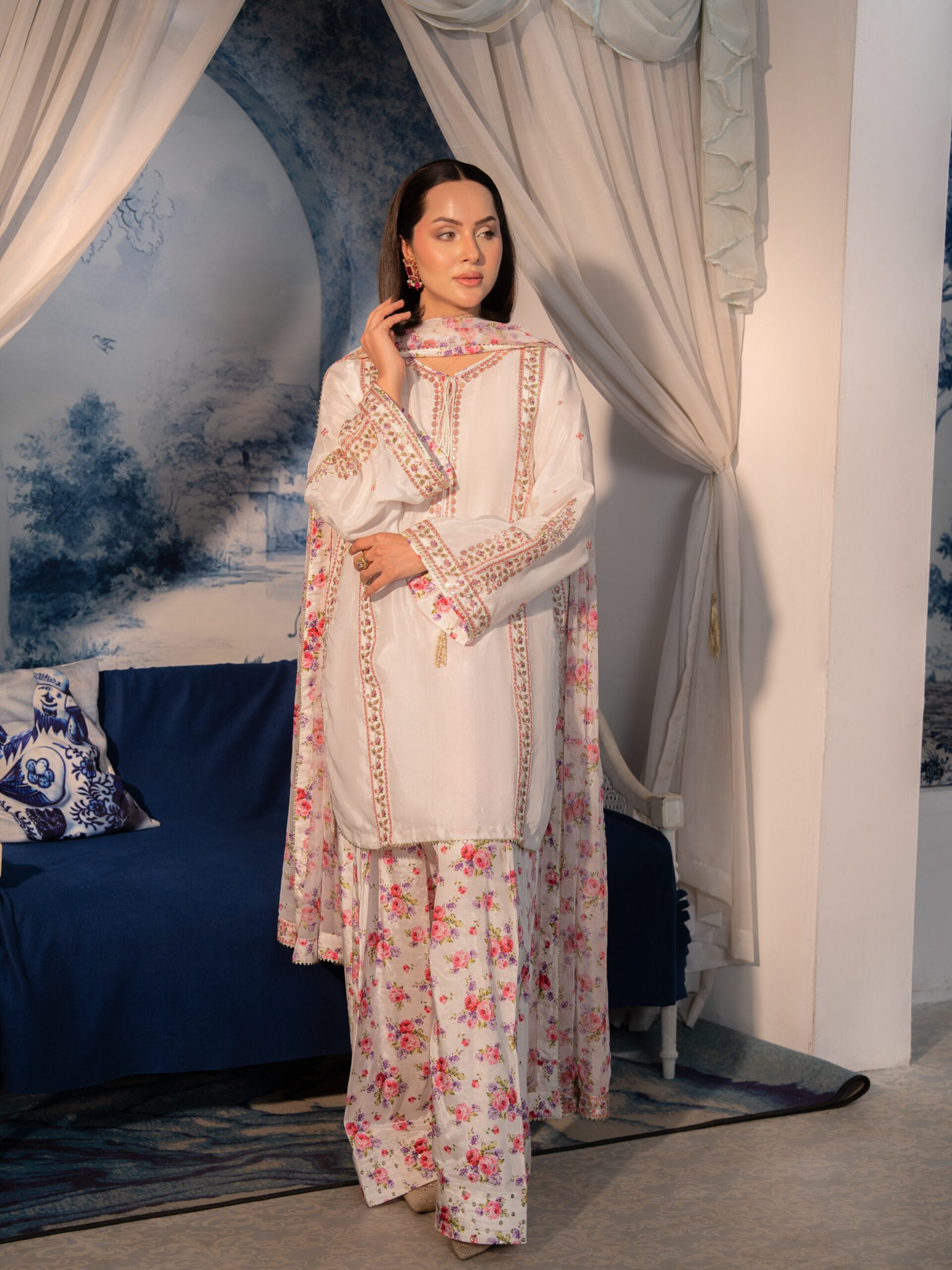 JF 057 White Pure Natural Crep Salwar Suit with Moti Work & Embroidery Work. Affordable Price ₹2349. Delivery 4-6 Working Days. Shop now. | Jump Suits, Salwar suit, Casual Suits, Creative suits, Designer Suits, Palazzo Suits, Party Wear Suits, Patiala Suits, Straight Suits