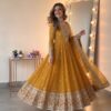 SSR 546 Yellow in Georgette Embroidery Work & Sequins Work Gown . Get it for ₹2149. Delivery 4-6 Working Days. Online Shop now. | Gowns, Bollywood Gowns, Creative Gowns, Designer Gowns, Embroidered Gowns, Party Wear Gowns