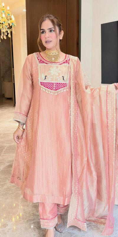 WW 1281 Peach in Salsa Silk Embroidery Work & Sequins Work Salwar Suit . Get it for ₹2899. Delivery 4-6 Working Days. Shop now. | Jump Suits, Salwar suit, Casual Suits, Creative suits, Designer Suits, Palazzo Suits, Party Wear Suits, Patiala Suits, Straight Suits