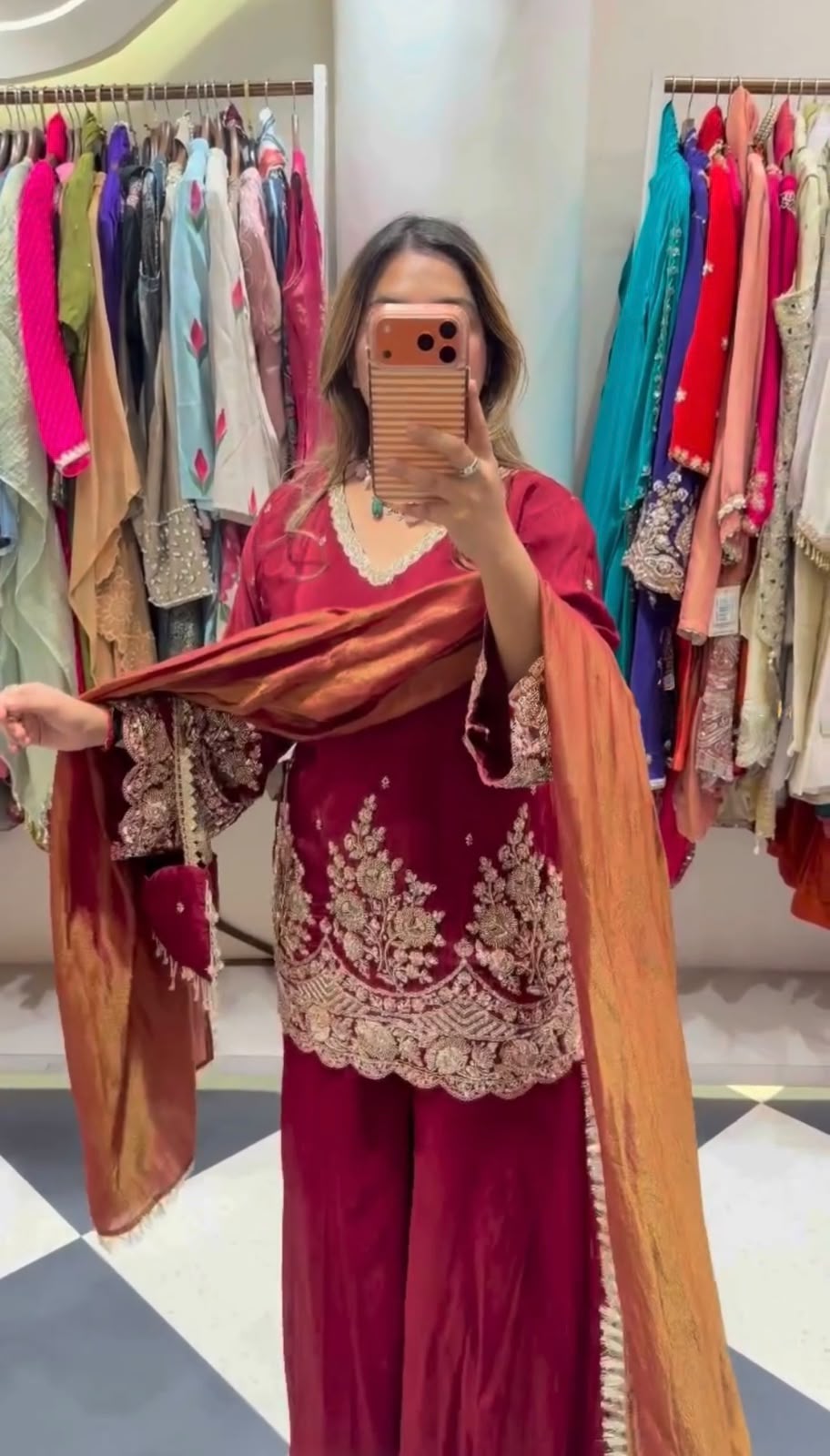 ZSR 3186 Maroon French Crep Silk Salwar Suit Perfect for Wedding, Party, Engagement, Baisakhi, Pongal – . Special Price ₹2249. Delivery 4-6 Working Days | Jump Suits, Salwar suit, Casual Suits, Creative suits, Designer Suits, Palazzo Suits, Party Wear Suits, Patiala Suits, Straight Suits