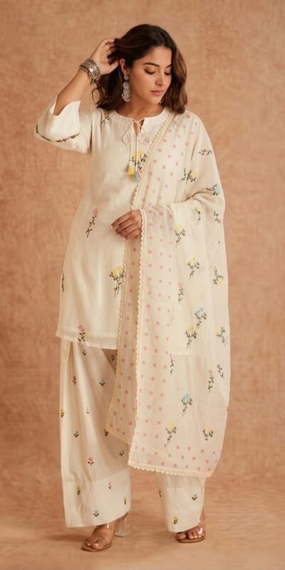 MF 513 in White Cotton Silk Digital Print & Embroidery Work Salwar Suit . Festive Deal ₹2149. Delivery 4-6 Working Days. Shop now. | Jump Suits, Salwar suit, Casual Suits, Creative suits, Designer Suits, Palazzo Suits, Party Wear Suits, Patiala Suits, Straight Suits
