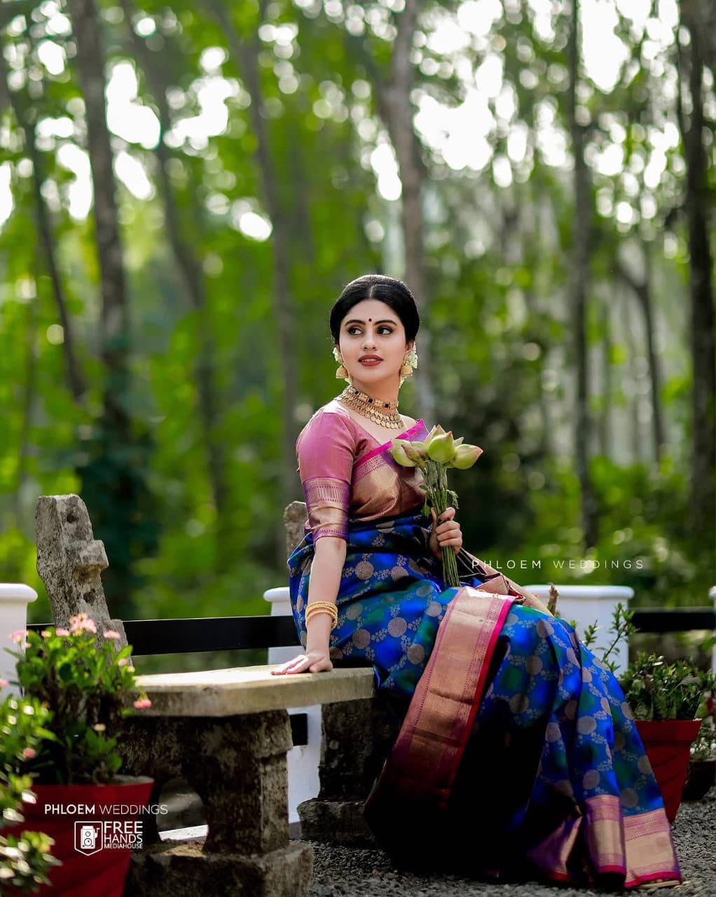 KPR 113 Royal Blue Soft Lichi Silk Saree with Lace Work & Lace Border. Introductory Price ₹1649. Delivery 4-6 Working Days. Shop now. | Sarees, Bollywood Sarees, Creative Sarees, Designer Sarees, Embroidered Sarees, Ethnic Saree, Modern Digital sarees, Party Wear Sarees