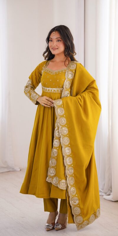 ZF 5026 Mastered Colour Roman Silk Salwar Suit with Embroidery Work. Best Price ₹2399. Delivery 4-6 Working Days. Online Shop now. | Anarkali Suits, Bollywood Anarkali, Creative-Anarkali, Designer Anarkali, Embroidered Anarkali, Party Wear Anarkali