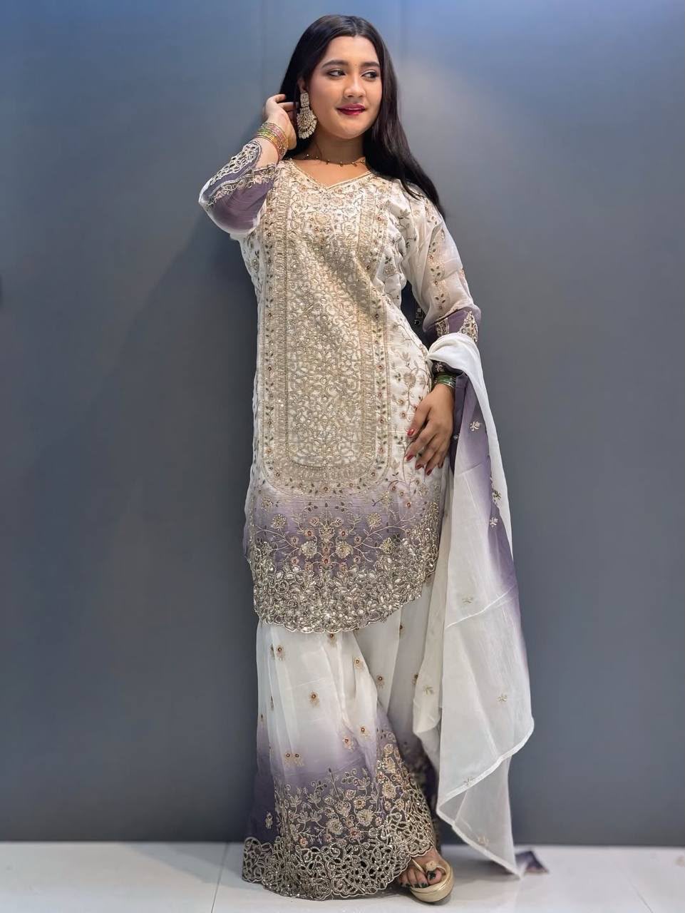 KF 1722 Lavender in Star Georgette Embroidery Work Salwar Suit . Introductory Price ₹2349. Delivery 4-6 Working Days. Shop now. | Jump Suits, Salwar suit, Casual Suits, Creative suits, Designer Suits, Palazzo Suits, Party Wear Suits, Patiala Suits, Straight Suits
