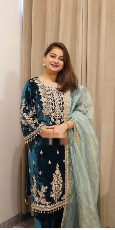 WW 1236 Blue Viscose Velvet Salwar Suit with Embroidery Work & Lace Work. Grab it for ₹2299. Delivery 4-6 Working Days. Shop now. | Jump Suits, Salwar suit, Casual Suits, Creative suits, Designer Suits, Palazzo Suits, Party Wear Suits, Patiala Suits, Straight Suits