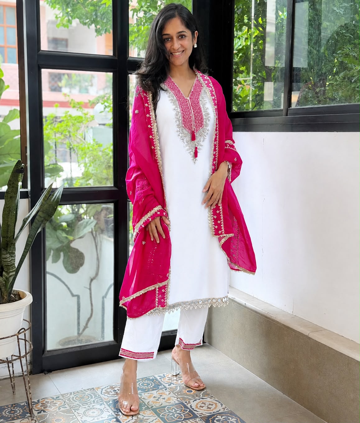 ZSR 3190 White Color Chinon Silk Embroidery Work Salwar Suit . Get it for ₹2349. Delivery 4-6 Working Days. Online Shop now. | Jump Suits, Salwar suit, Casual Suits, Creative suits, Designer Suits, Palazzo Suits, Party Wear Suits, Patiala Suits, Straight Suits