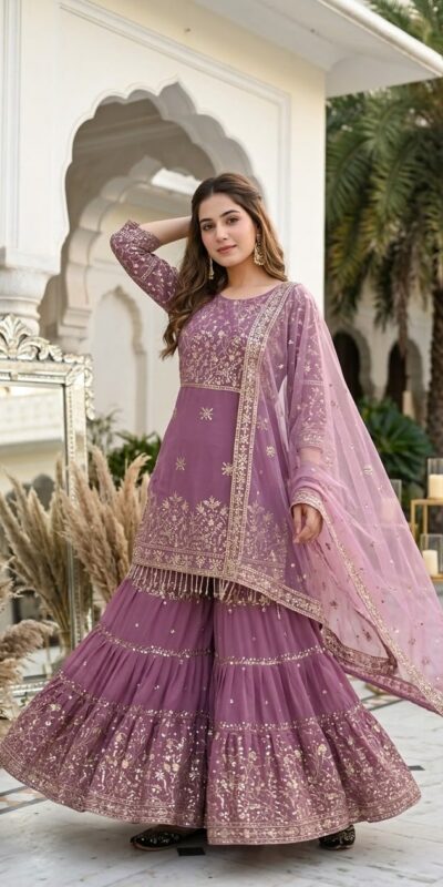 KF 1735 Onion Faux Georgette Salwar Suit with Mirror Work & Embroidery Work. Get it for ₹2949. Delivery 4-6 Working Days. Shop now. | Jump Suits, Salwar suit, Casual Suits, Creative suits, Designer Suits, Palazzo Suits, Party Wear Suits, Patiala Suits, Straight Suits
