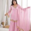 SRK 5357 Pink Doremon Crush Salwar Suit Perfect for Wedding, Party, Traditional Day, Baisakhi, Karwa Chauth – . Exclusive Offer ₹2099. Delive | Jump Suits, Salwar suit, Casual Suits, Creative suits, Designer Suits, Palazzo Suits, Party Wear Suits, Patiala Suits, Straight Suits