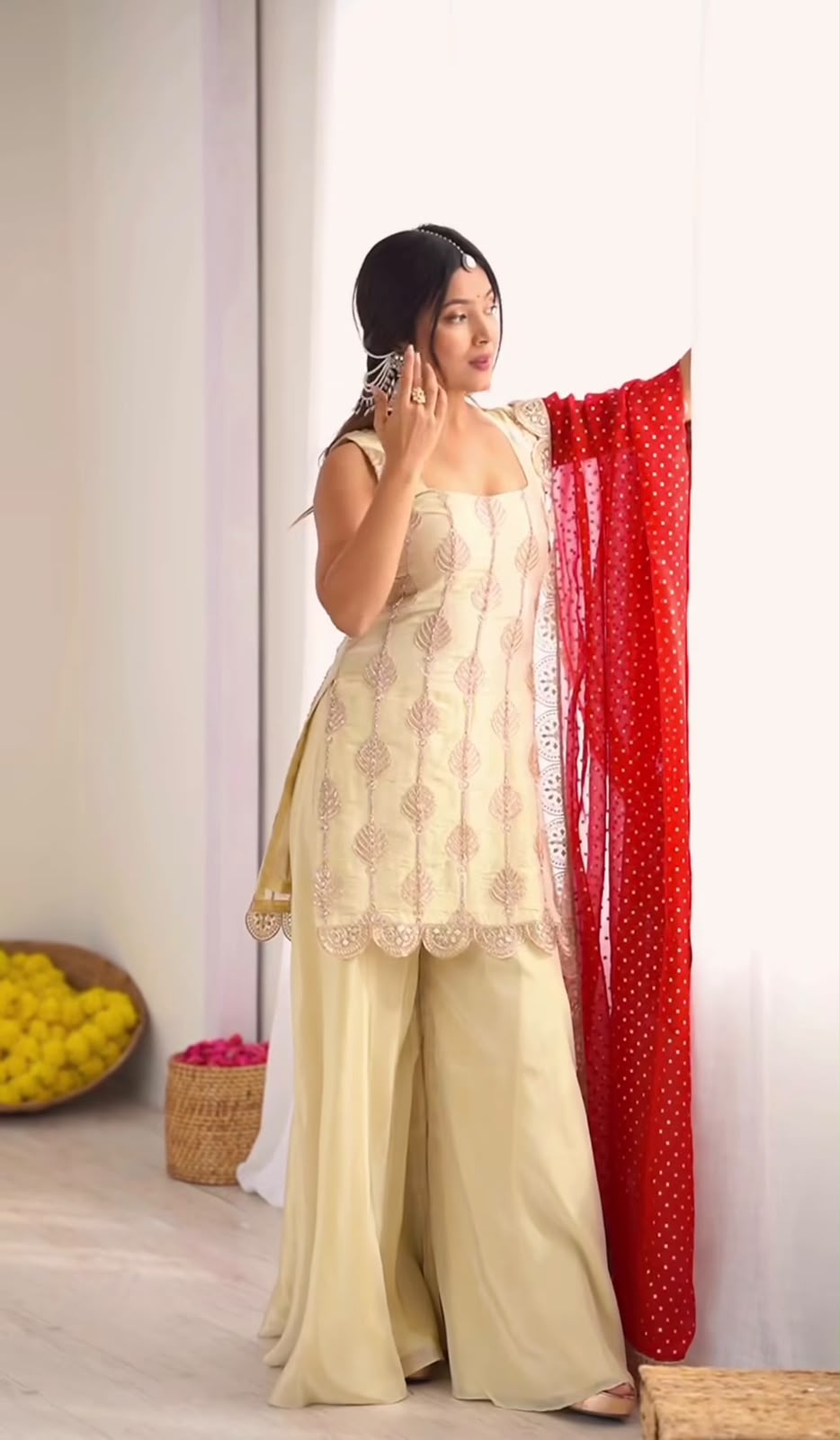 ND 5042 Off White in Color Natural Crepe Embroidery Work Salwar Suit . Affordable Price ₹2249. Delivery 4-6 Working Days. Shop now. | Jump Suits, Salwar suit, Casual Suits, Creative suits, Designer Suits, Palazzo Suits, Party Wear Suits, Patiala Suits, Straight Suits