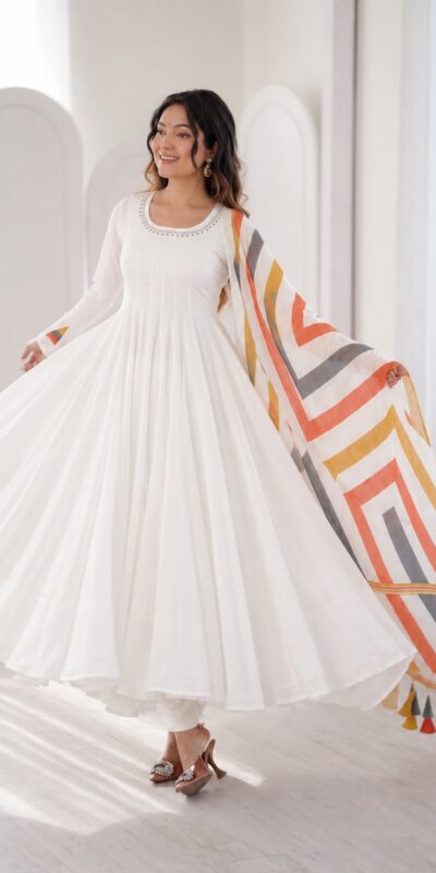 NSR 917 White Color Mal Cotton Embroidery Work Salwar Suit . Wedding, Party, Festive, Events, Get it for ₹2299. Delivery 4-6 Working Days. Shop now. | Jump Suits, Salwar suit, Casual Suits, Creative suits, Designer Suits, Palazzo Suits, Party Wear Suits, Patiala Suits, Straight Suits
