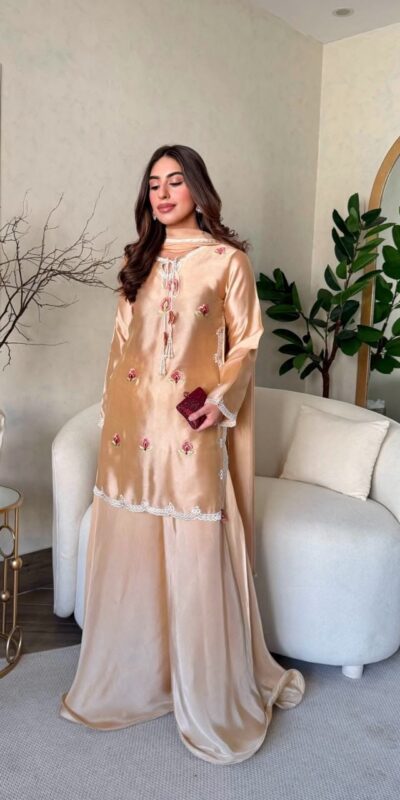 RTC 6080 Cream | Cream Japan Satin Salwar Suit with Embroidery Work & Thread Embroidery. Now at just ₹2299. Delivery 4-6 Working Days. Shop now. | Jump Suits, Salwar suit, Casual Suits, Creative suits, Designer Suits, Palazzo Suits, Party Wear Suits, Patiala Suits, Straight Suits