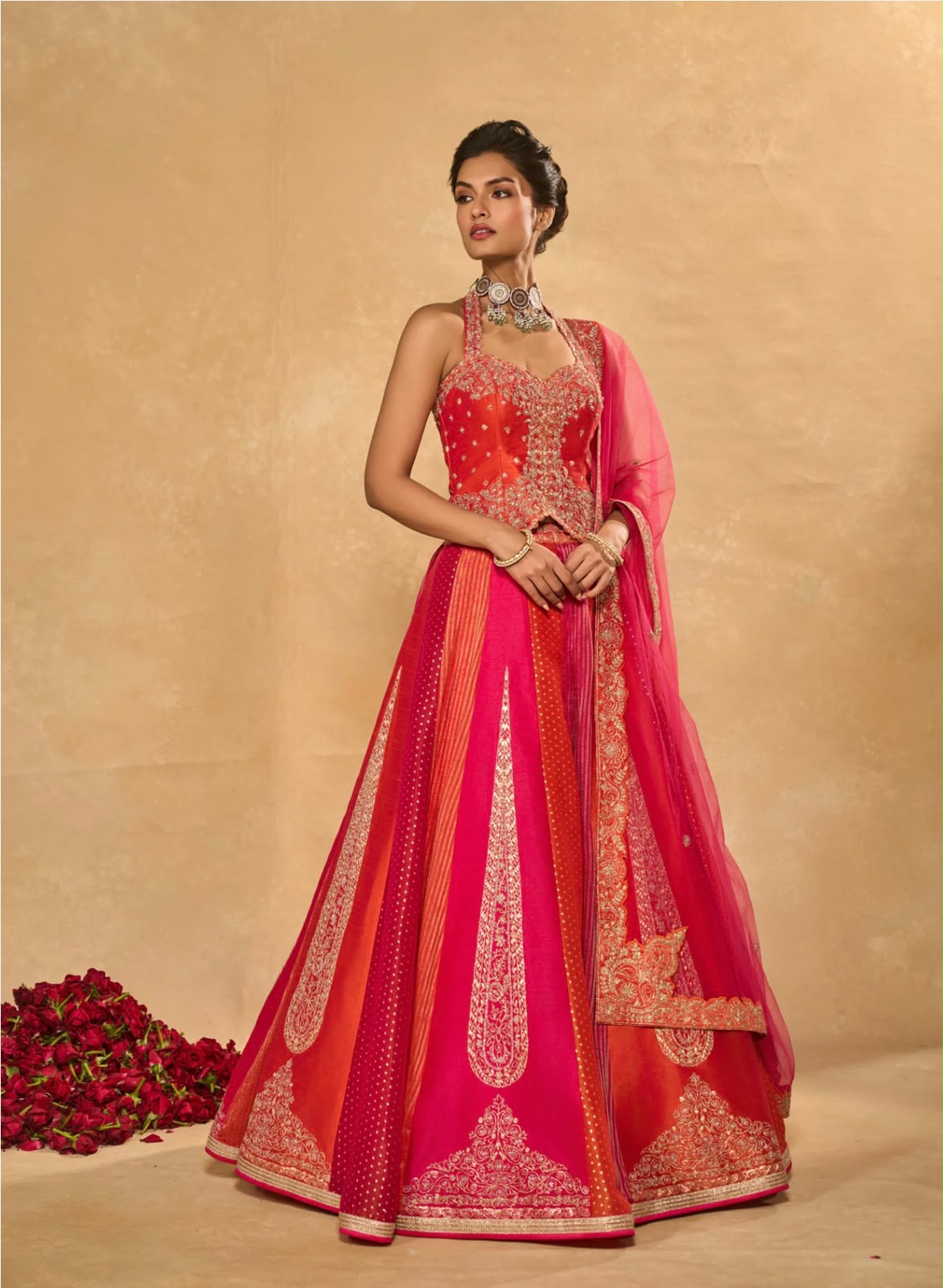 BB 85 Orange Shiny Chinon Silk Sequence Work Lehenga Choli Perfect for Wedding, Party, Ganesh Chaturthi, Baby Shower, Makar Affordable Price ₹2999. /- | Lehenga, Bollywood Lehenga, Creative Lehenga, Designer Lehenga, Embroidered Lehenga, Party Wear Lehenga