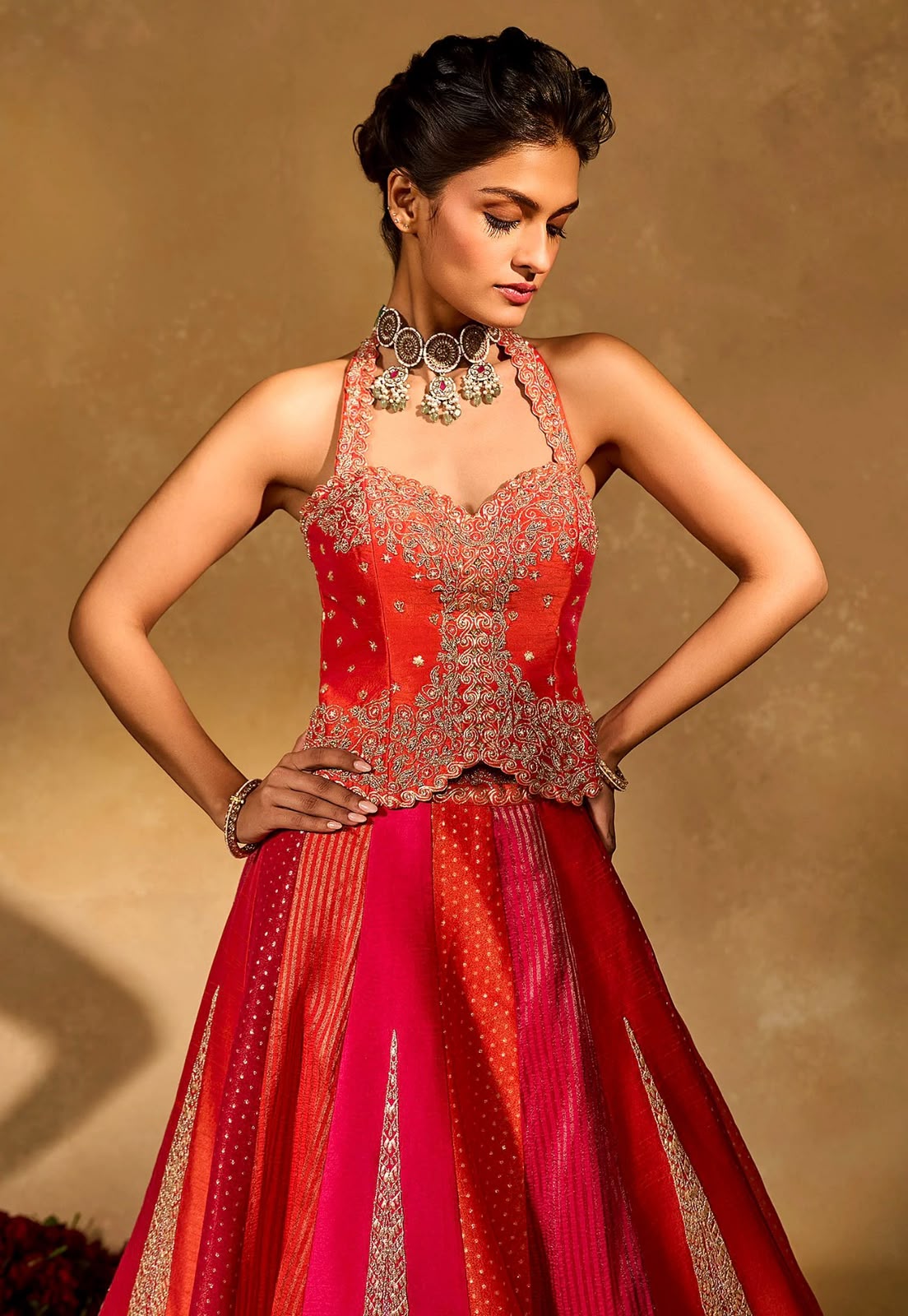 BB 85 Orange Shiny Chinon Silk Sequence Work Lehenga Choli Perfect for Wedding, Party, Ganesh Chaturthi, Baby Shower, Makar Affordable Price ₹2999. /- | Lehenga, Bollywood Lehenga, Creative Lehenga, Designer Lehenga, Embroidered Lehenga, Party Wear Lehenga