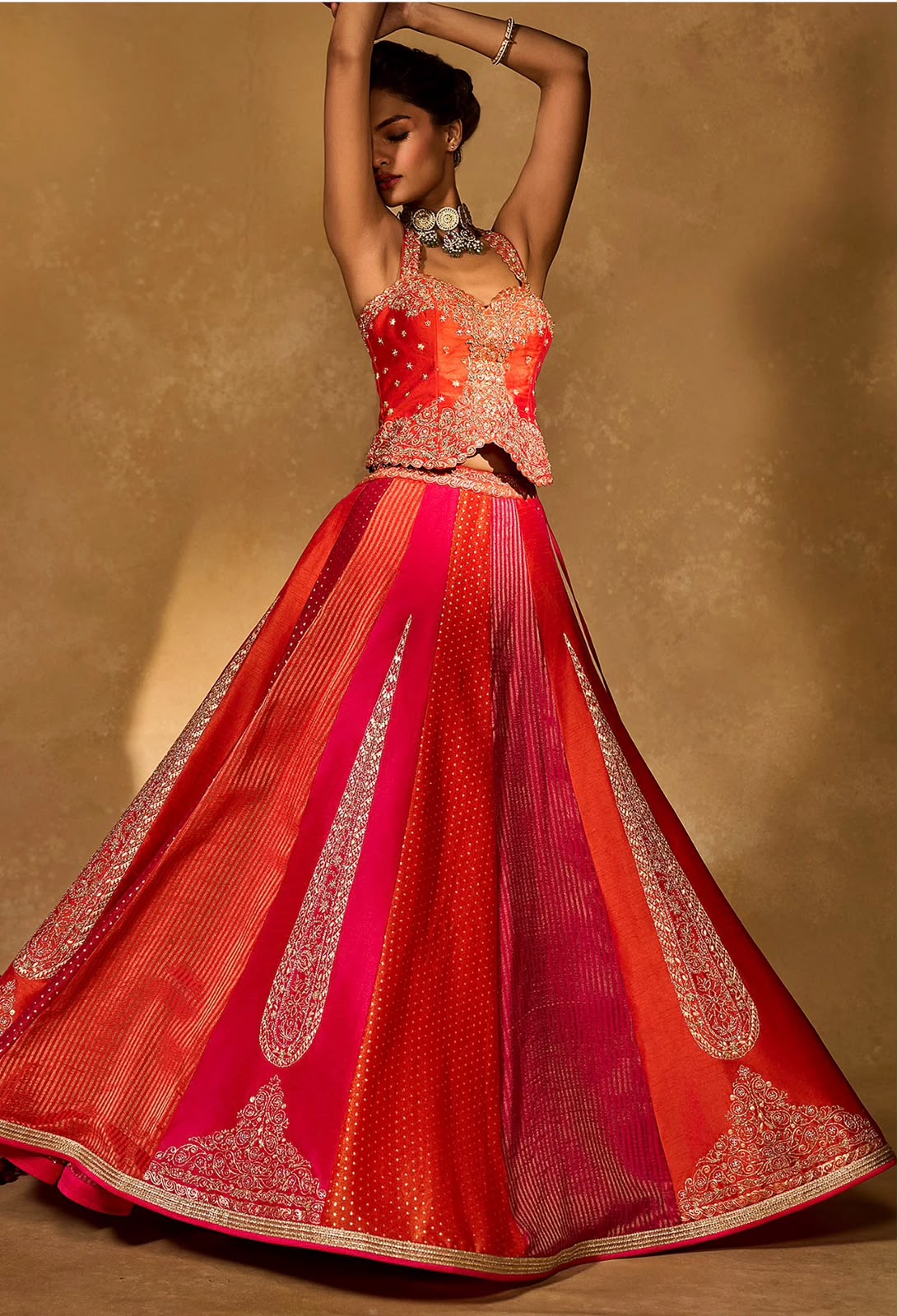 BB 85 Orange Shiny Chinon Silk Sequence Work Lehenga Choli Perfect for Wedding, Party, Ganesh Chaturthi, Baby Shower, Makar Affordable Price ₹2999. /- | Lehenga, Bollywood Lehenga, Creative Lehenga, Designer Lehenga, Embroidered Lehenga, Party Wear Lehenga