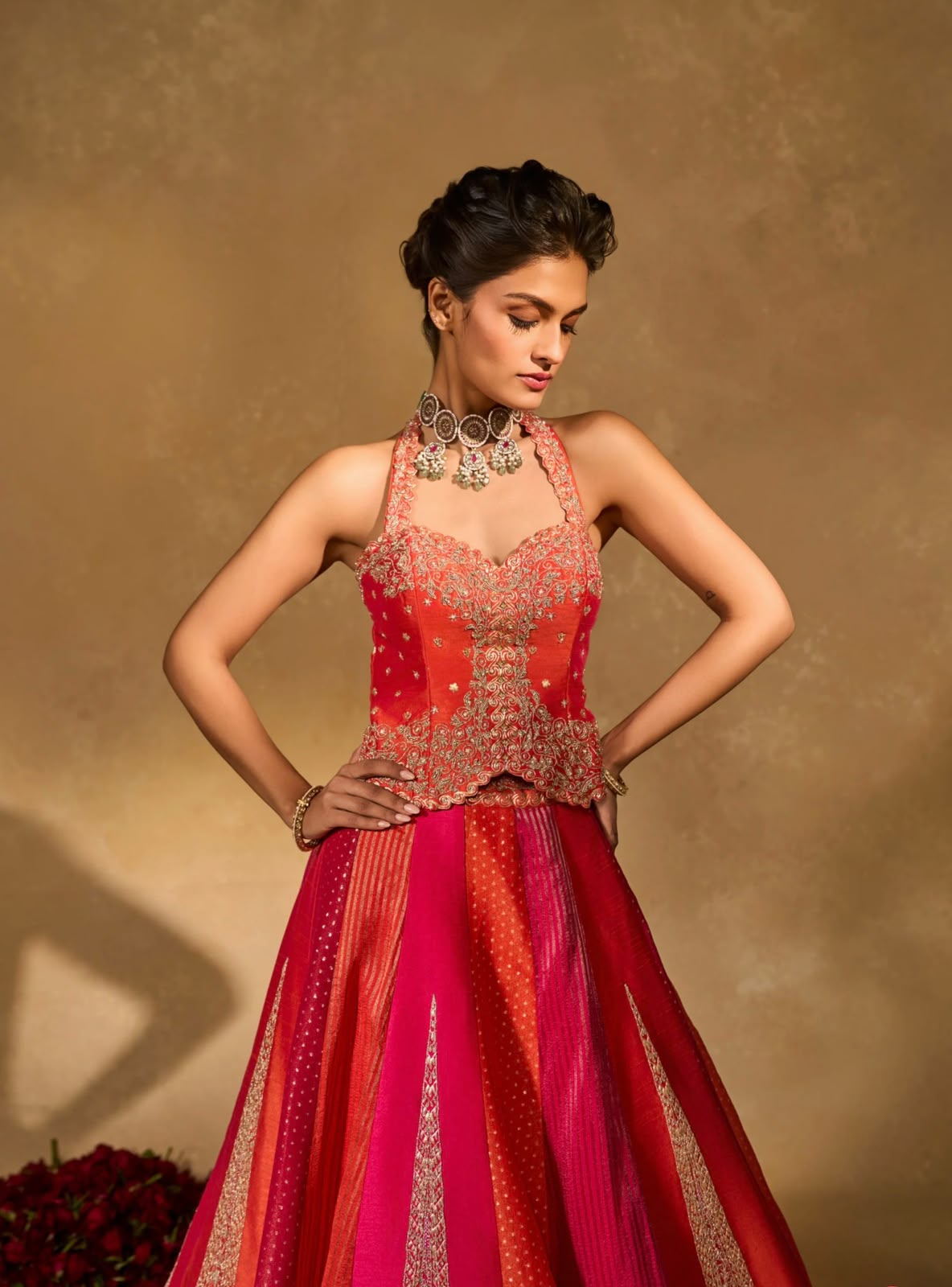 BB 85 Orange Shiny Chinon Silk Sequence Work Lehenga Choli Perfect for Wedding, Party, Ganesh Chaturthi, Baby Shower, Makar Affordable Price ₹2999. /- | Lehenga, Bollywood Lehenga, Creative Lehenga, Designer Lehenga, Embroidered Lehenga, Party Wear Lehenga