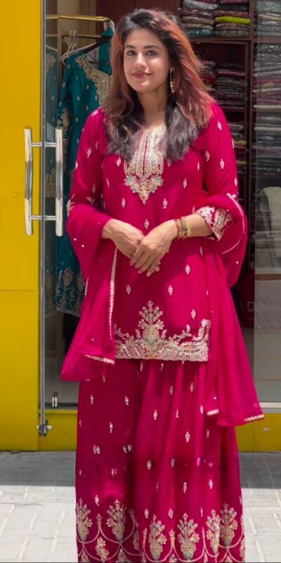 MD 3046 Red Color Chinon Silk Salwar Suit with Embroidery Work. Online Get it for ₹2319. Delivery 4-6 Working Days. Shop now. | Jump Suits, Salwar suit, Casual Suits, Creative suits, Designer Suits, Palazzo Suits, Party Wear Suits, Patiala Suits, Straight Suits