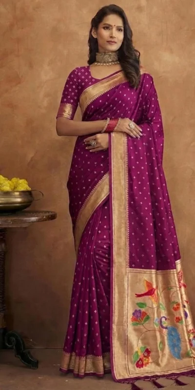 MB 239 Wine Color Organza Silk Saree with Moti Work & Zari Work. Grab it for ₹2299. Delivery 4-6 Working Days. Online Shop now. | Sarees, Bollywood Sarees, Creative Sarees, Designer Sarees, Embroidered Sarees, Ethnic Saree, Modern Digital sarees, Party Wear Sarees