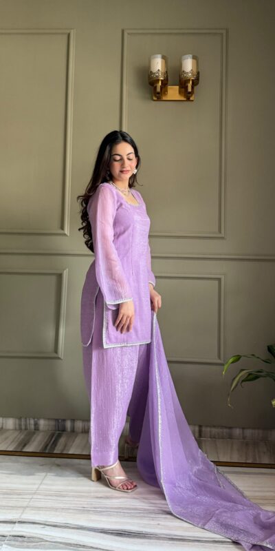KB 297 Lavender Crunchy Silk Salwar Suit with Embroidery Work. Wedding, Party, Festive, Events Best Price ₹2029. Delivery 4-6 Working Days. Shop now. | Jump Suits, Salwar suit, Casual Suits, Creative suits, Designer Suits, Palazzo Suits, Party Wear Suits, Patiala Suits, Straight Suits