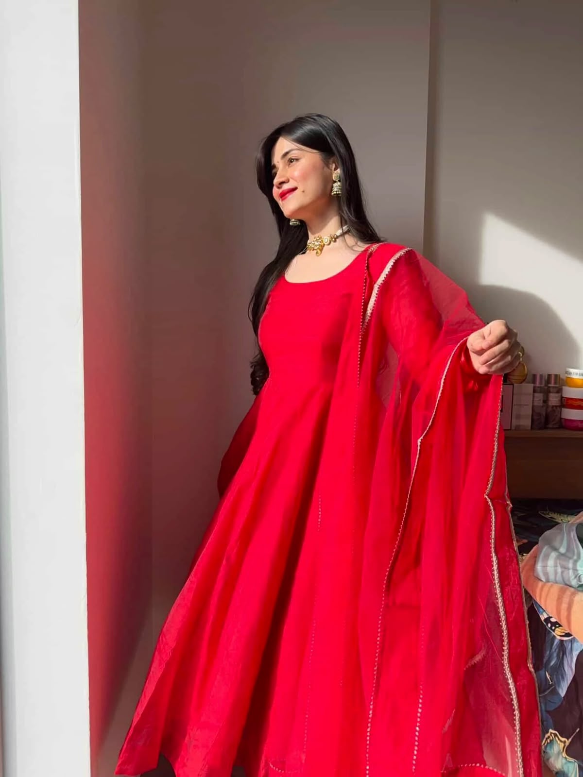 KD 1627 Red | Red Fantastic Red Tabby Silk Lace Work Anarkali Suit . Best Price ₹1699. Delivery 4-6 Working Days. Shop now. | Anarkali Suits, Bollywood Anarkali, Creative-Anarkali, Designer Anarkali, Embroidered Anarkali, Party Wear Anarkali