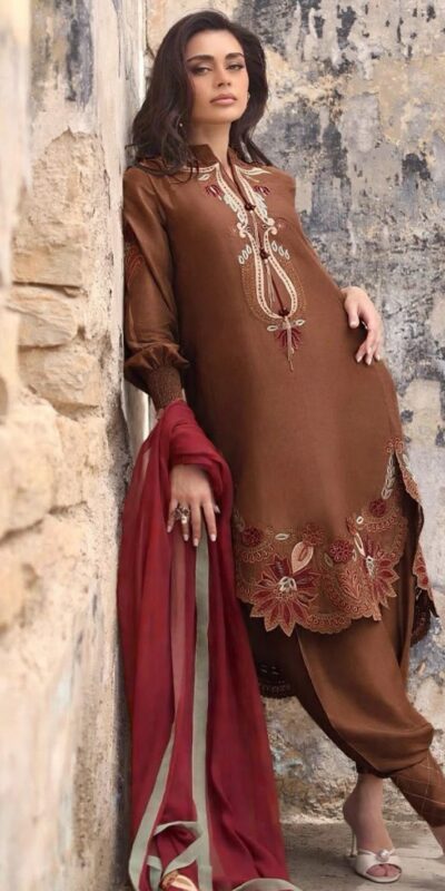 LG 2157 Rust Rust Gajji Silk Salwar Suit with Embroidery Work. Exclusive Offer ₹2849. Delivery 4-6 Working Days. Shop now. | Jump Suits, Salwar suit, Casual Suits, Creative suits, Designer Suits, Palazzo Suits, Party Wear Suits, Patiala Suits, Straight Suits