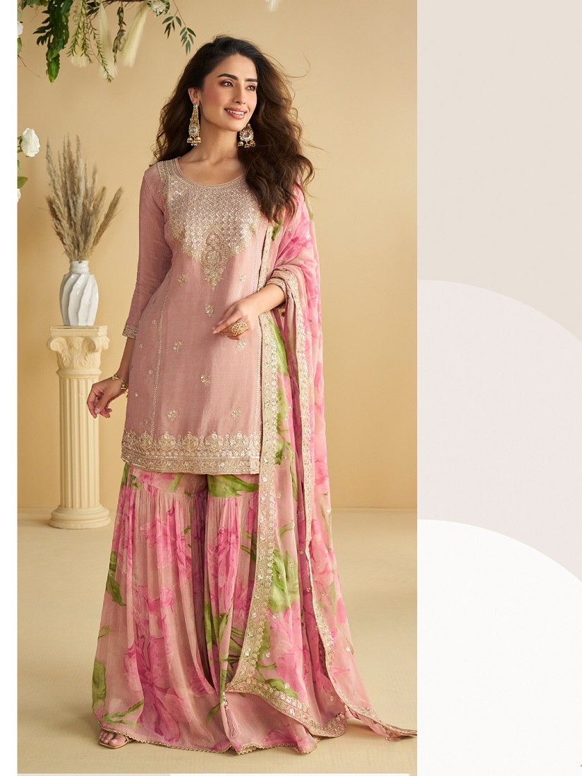 FC 10071 Pink Chinon Silk Salwar Suit with Embroidery Work & Sequins Work. Get it for ₹3049. Delivery 4-6 Working Days. Shop now. | Jump Suits, Salwar suit, Casual Suits, Creative suits, Designer Suits, Palazzo Suits, Party Wear Suits, Patiala Suits, Straight Suits