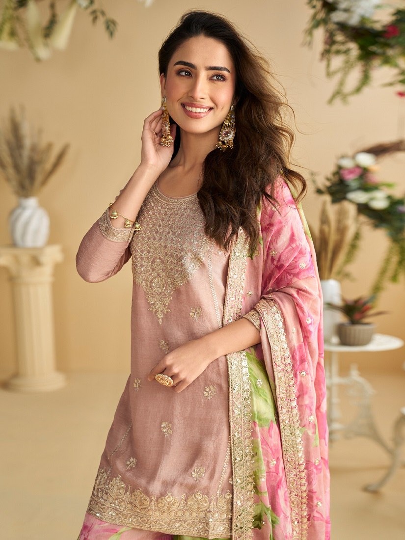 FC 10071 Pink Chinon Silk Salwar Suit with Embroidery Work & Sequins Work. Get it for ₹3049. Delivery 4-6 Working Days. Shop now. | Jump Suits, Salwar suit, Casual Suits, Creative suits, Designer Suits, Palazzo Suits, Party Wear Suits, Patiala Suits, Straight Suits