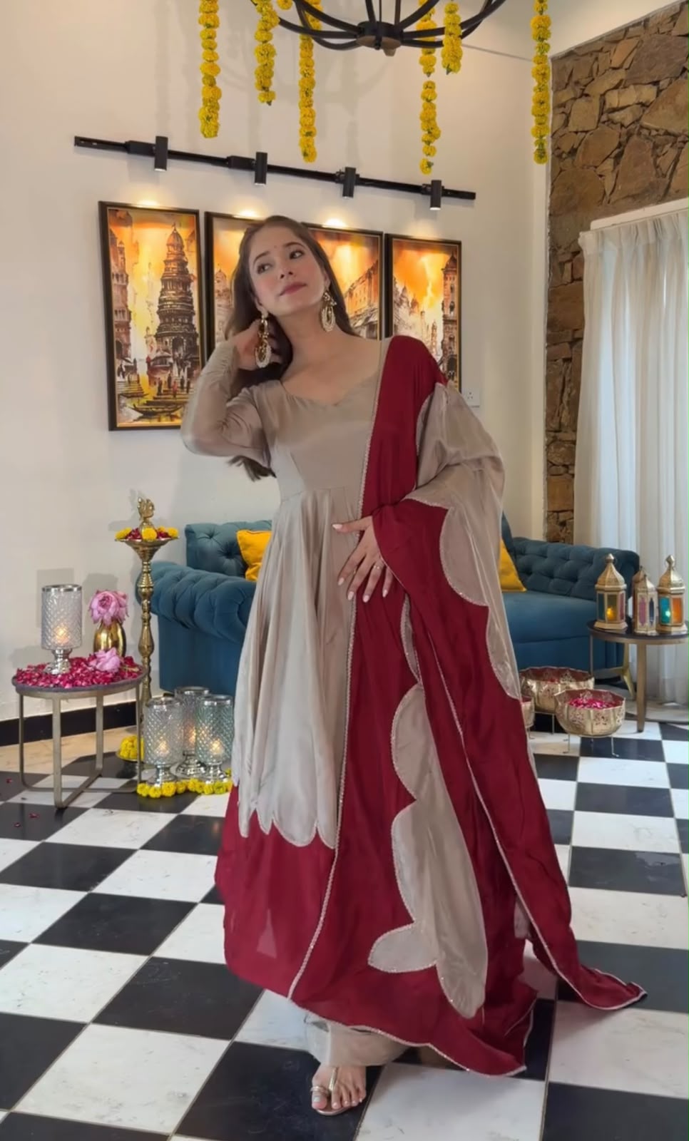 AD 249 Off White Roman Silk Gown with Mirror Work & Embroidery Work. Special Price ₹2999. Delivery 4-6 Working Days. Shop now. | Gowns, Bollywood Gowns, Creative Gowns, Designer Gowns, Embroidered Gowns, Party Wear Gowns