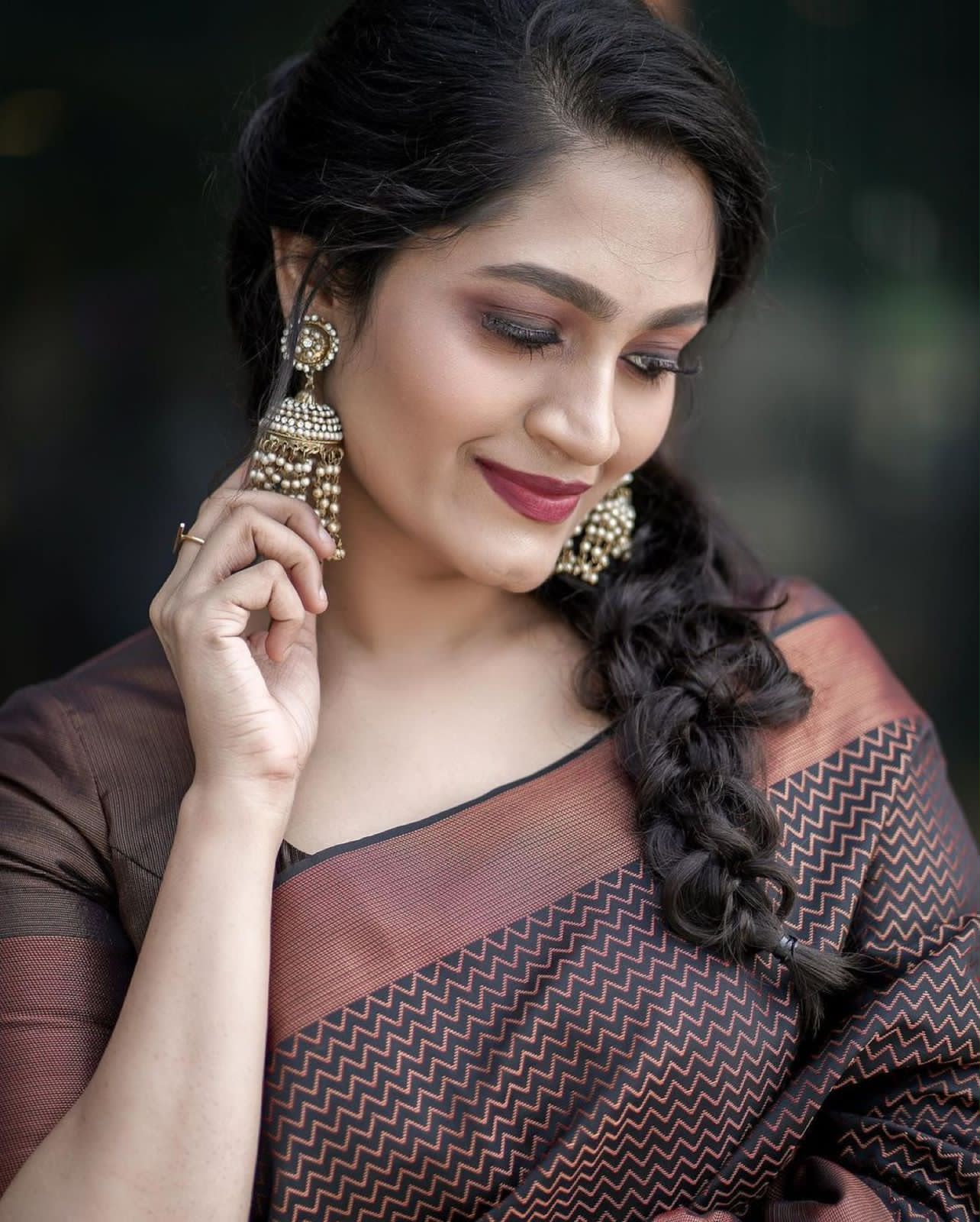 KP 3094 Brown Soft Lichi Jacquard Work Saree for Wedding, Party, Cultural Events, Traditional Day, Pooja . Grab it for ₹1549. Delivery 4-6 Working Day | Sarees, Bollywood Sarees, Creative Sarees, Designer Sarees, Embroidered Sarees, Ethnic Saree, Modern Digital sarees, Party Wear Sarees