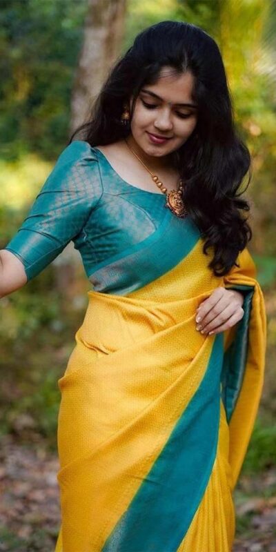 KP 5019 Yellow Soft Lichi Jacquard Work Saree for Wedding, Party, Cultural Events, Traditional Day, Pooja . Grab it for ₹1649. Delivery 4-6 Working Day | Sarees, Bollywood Sarees, Creative Sarees, Designer Sarees, Embroidered Sarees, Ethnic Saree, Modern Digital sarees, Party Wear Sarees