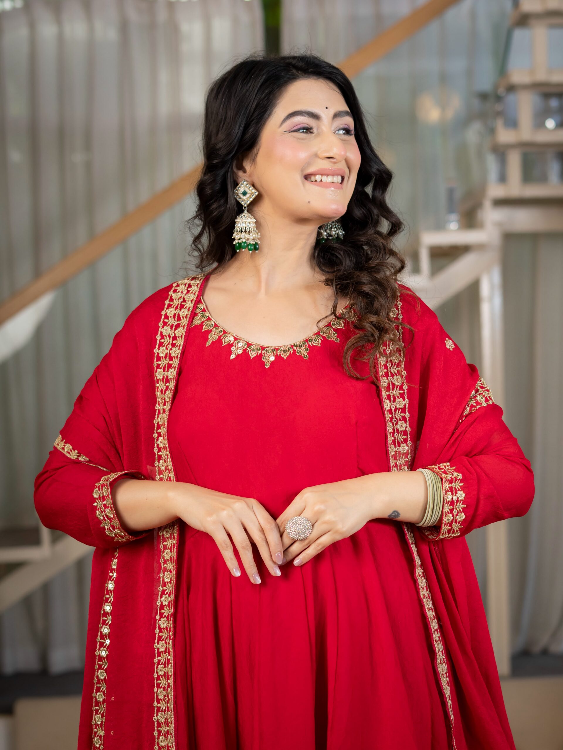 ND 5080 Red Rangoli Silk Perfect for Wedding, Party, Holi, Pooja, Anniversary – Salwar Suit. Get it for ₹2849. Delivery 4-6 Working Days. Shop now. | Jump Suits, Salwar suit, Casual Suits, Creative suits, Designer Suits, Palazzo Suits, Party Wear Suits, Patiala Suits, Straight Suits